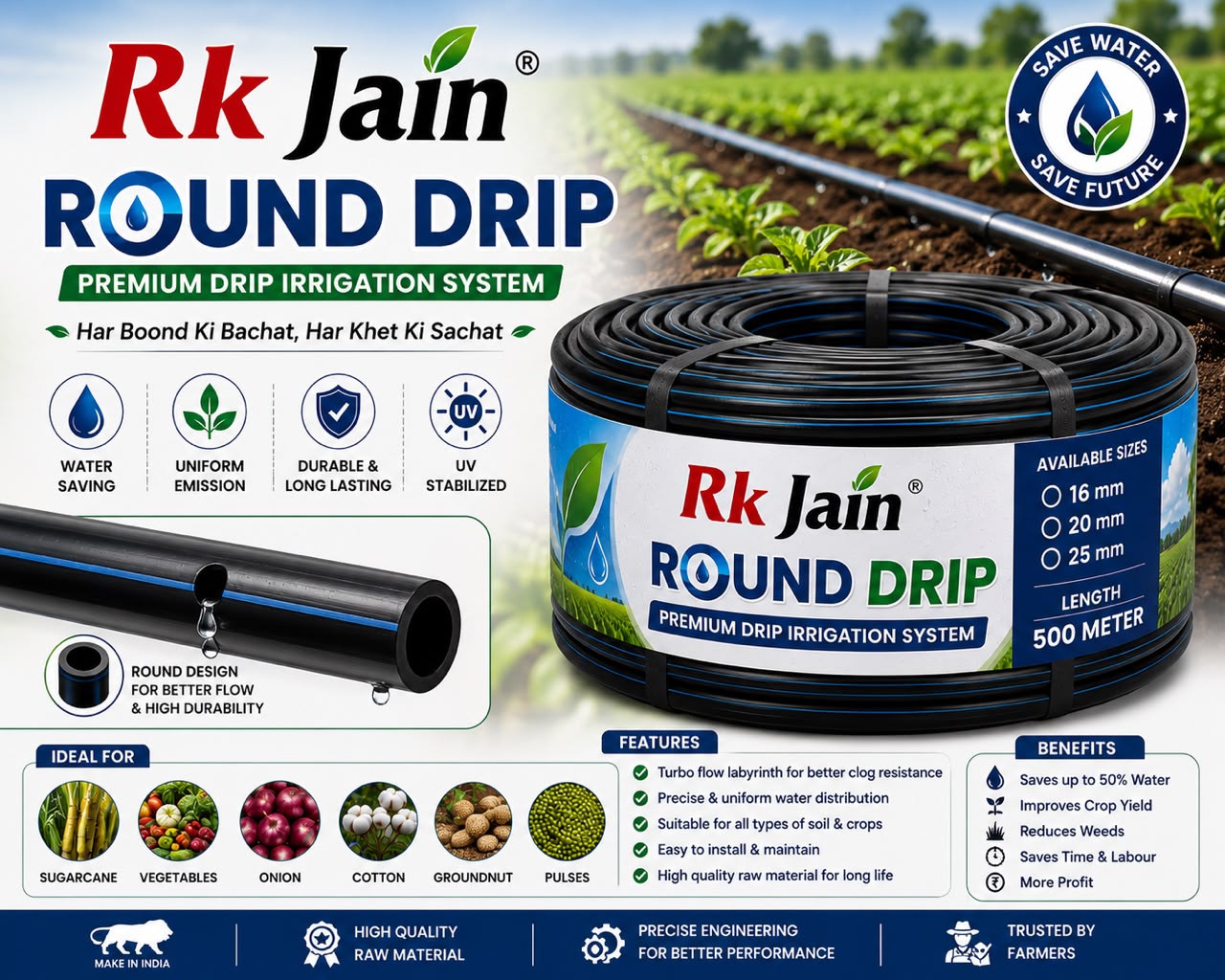 RK Jain Round Drip — full brochure