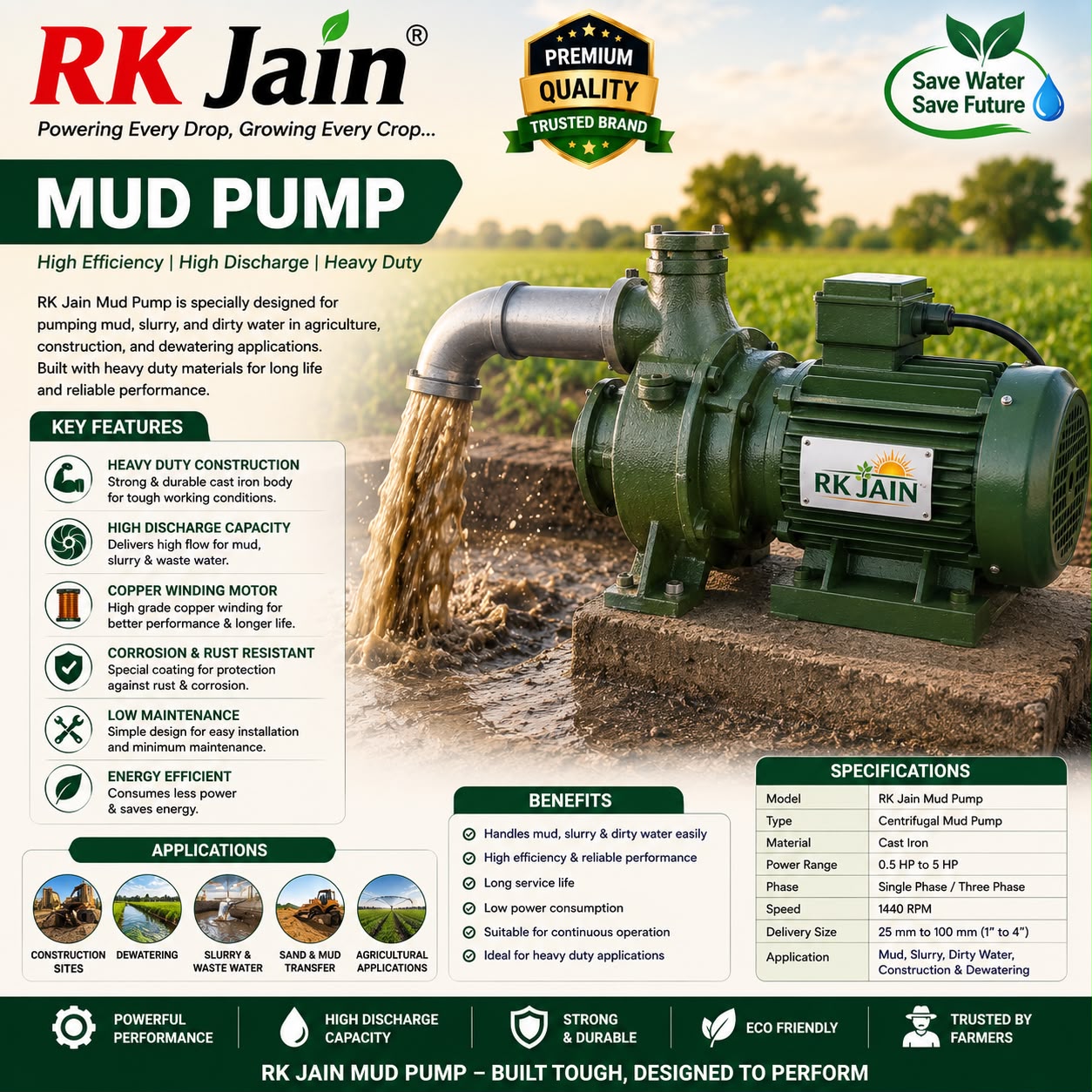 RK Jain Mud Pump — full brochure