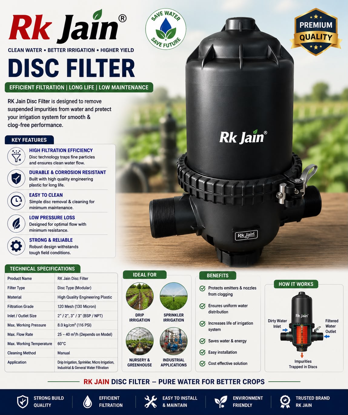 RK Jain Disc Filter — full brochure