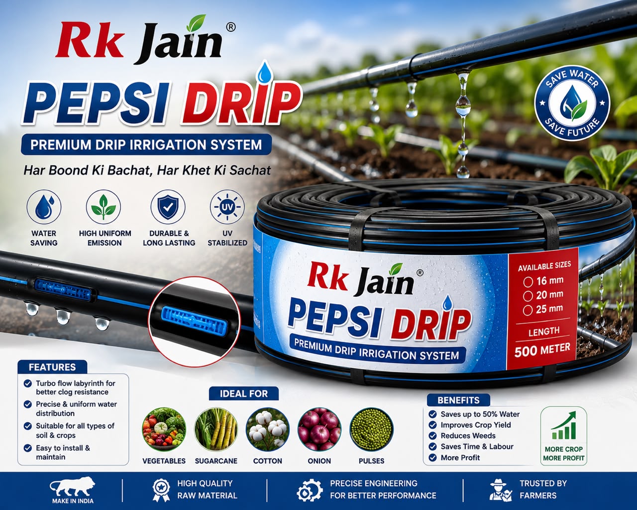 RK Jain Pepsi Drip — full brochure