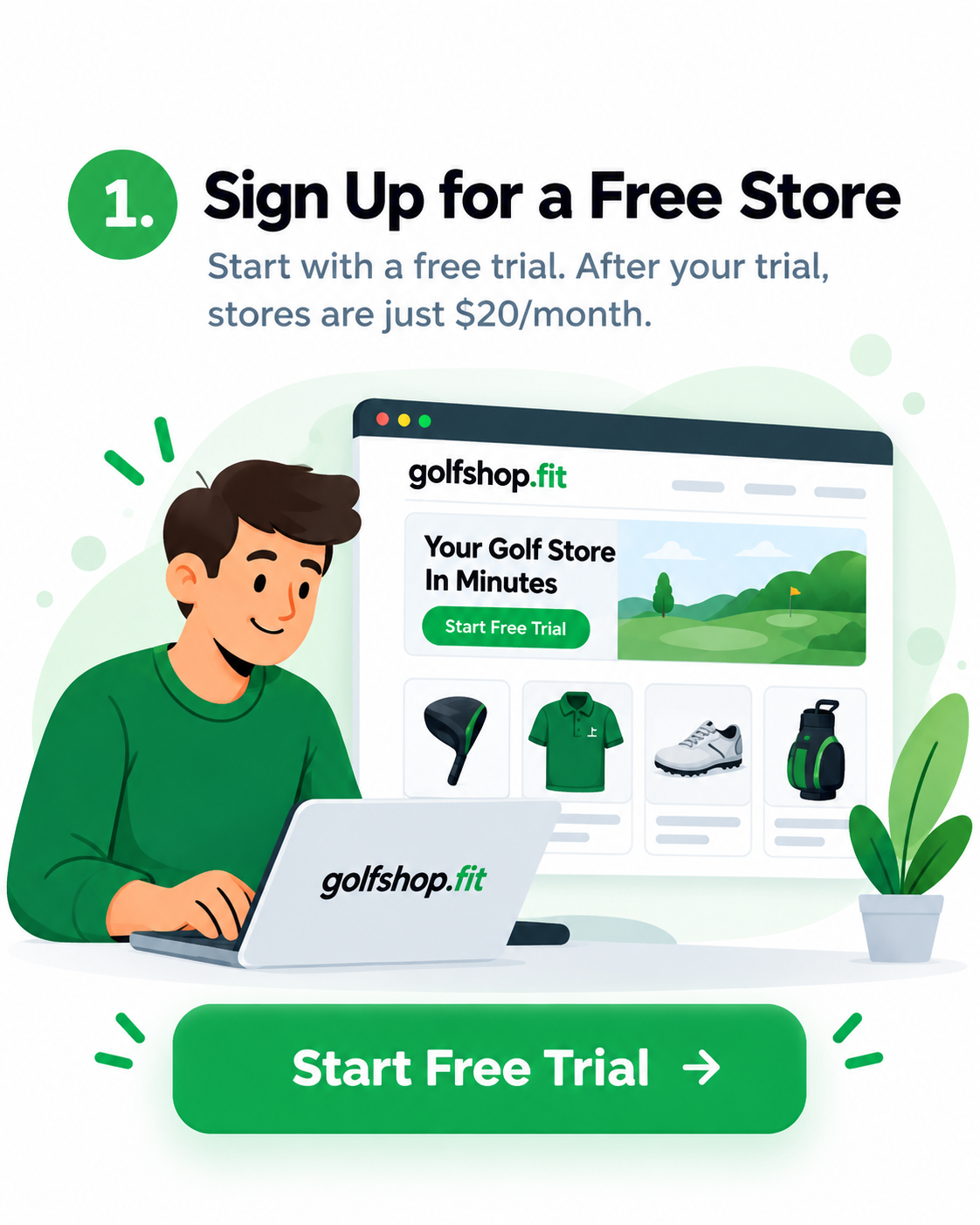 Step 1: Sign Up for a Free Store