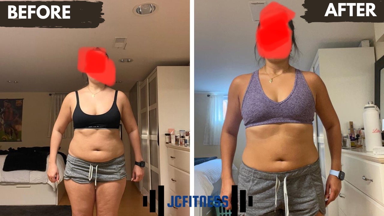 Client before and after transformation