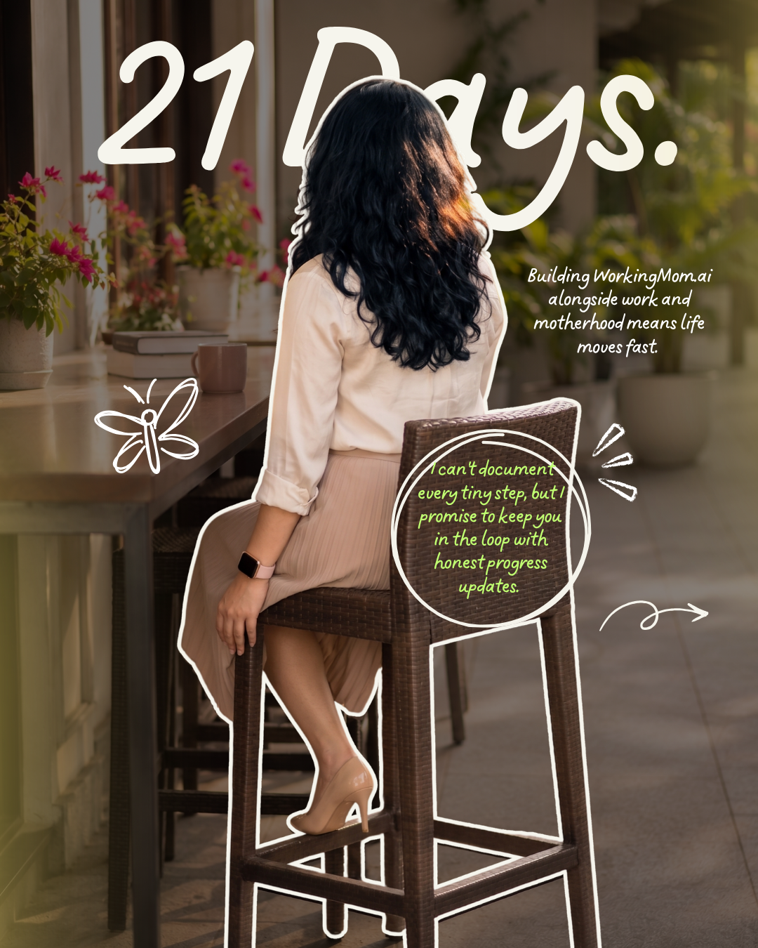 Journal post: 21 days of building WorkingMom.ai alongside work and motherhood