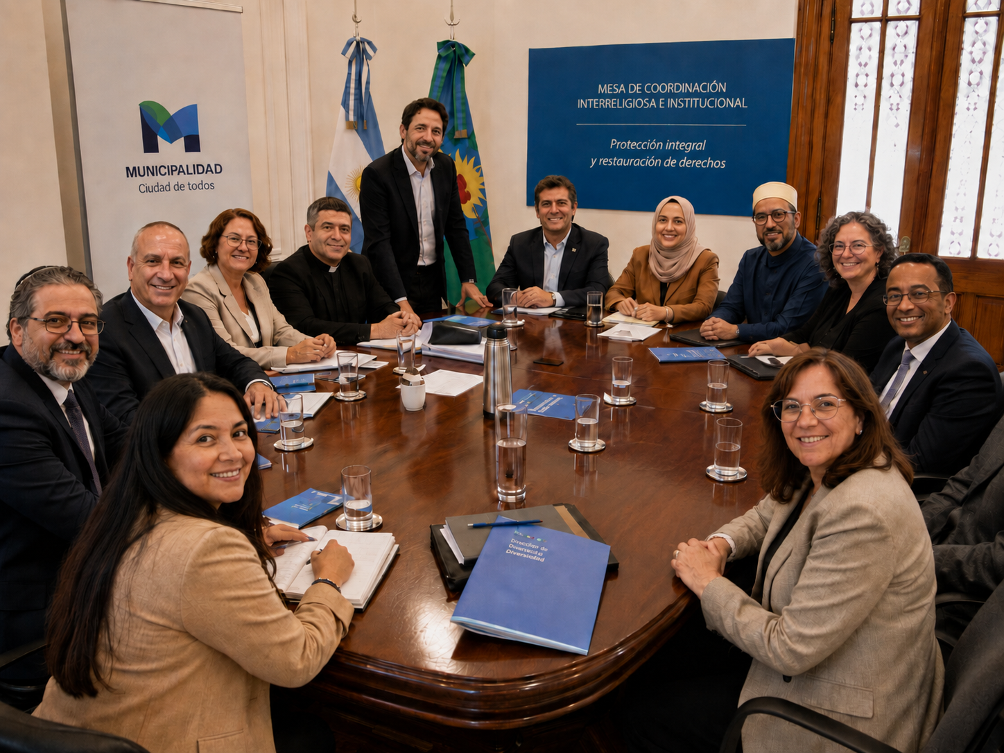 Reuniones interreligiosas con líderes locales y provinciales