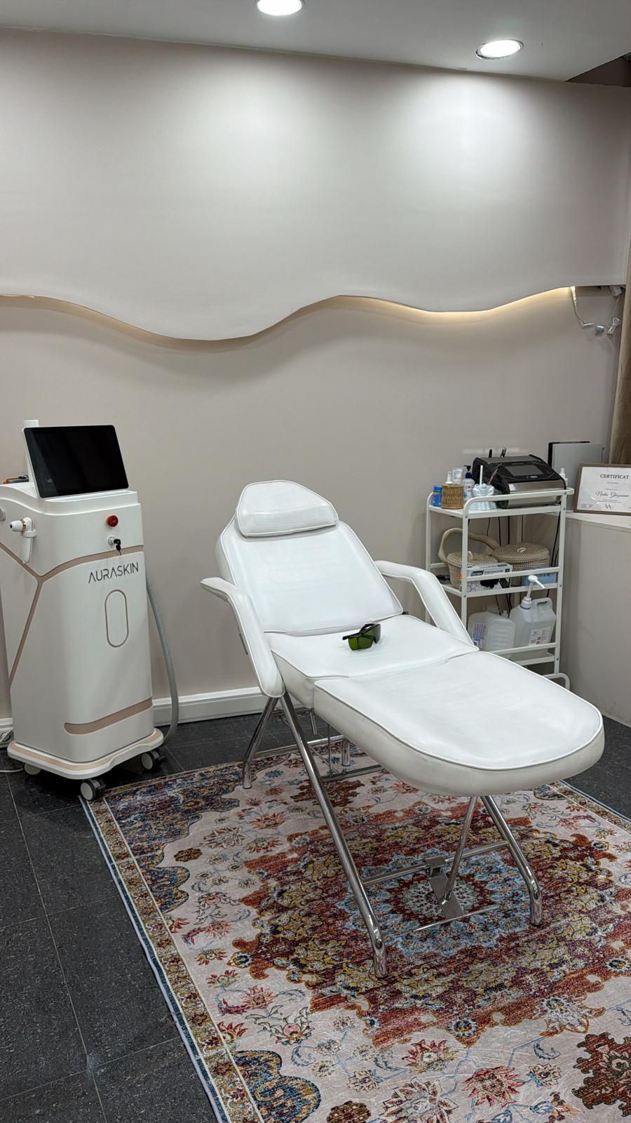 Machine Auraskin Gold en cabine