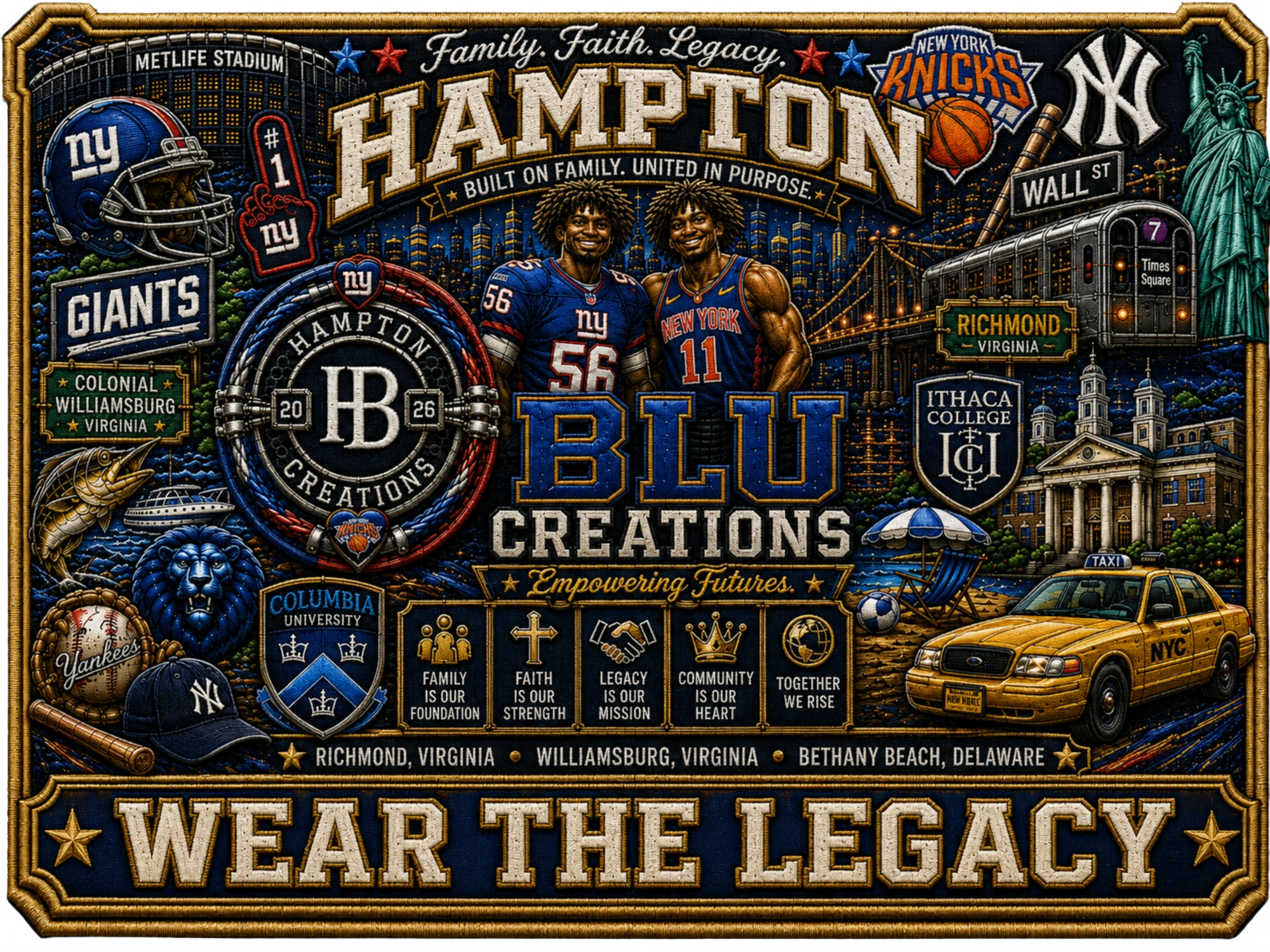 Hampton Blu Creations — Wear The Legacy