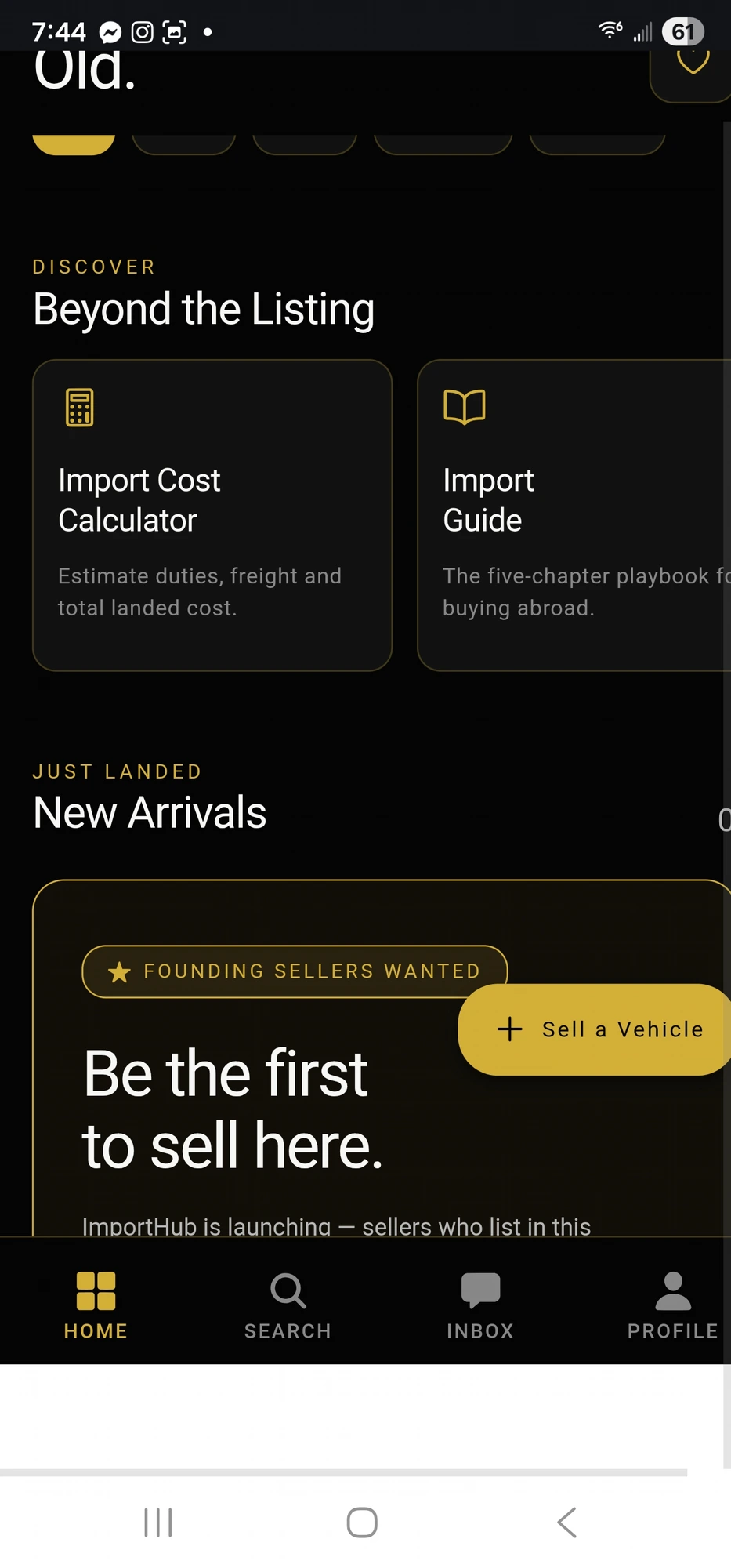 ImportHub app screen 4