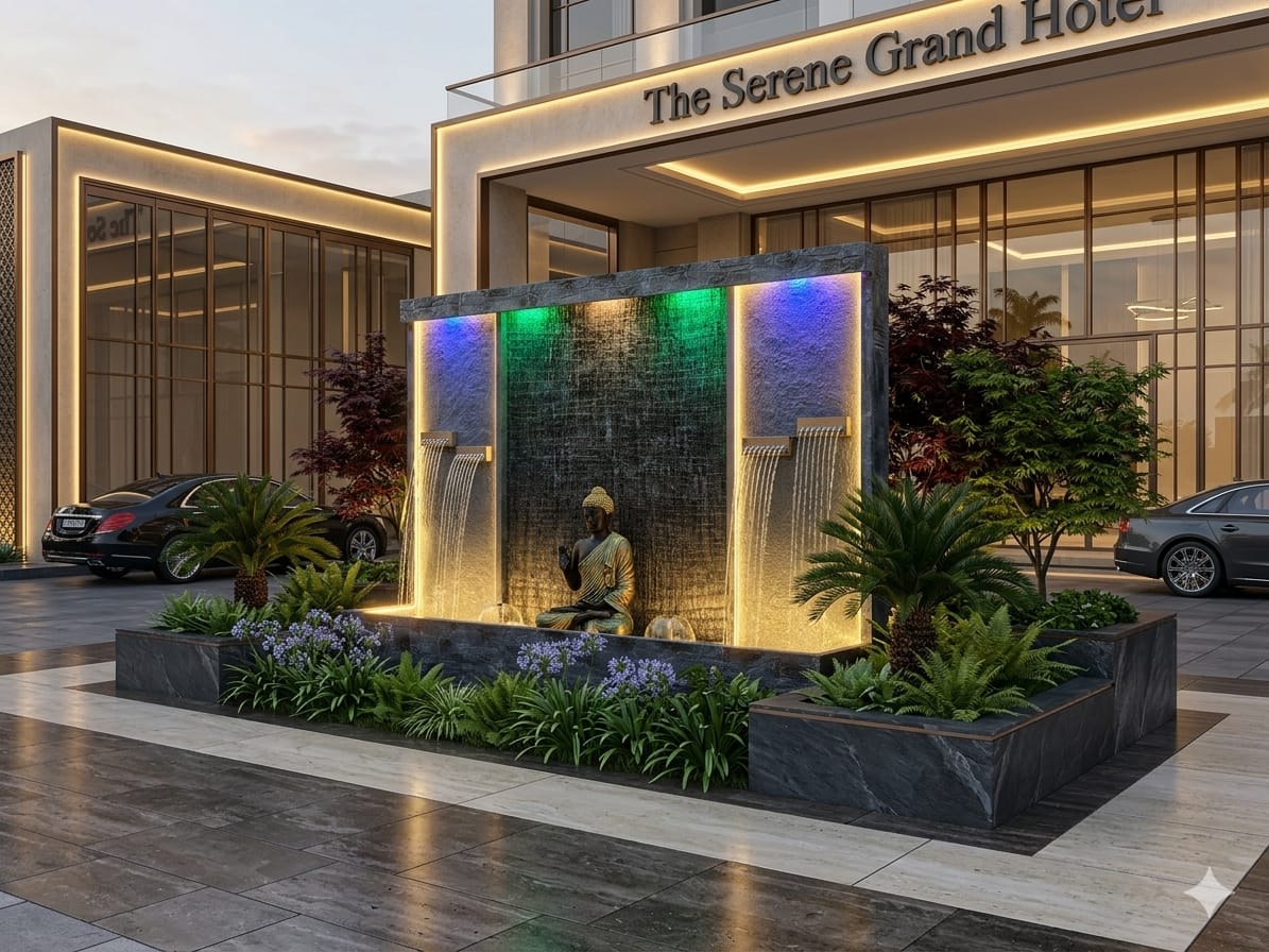 Serene Grand Fountain