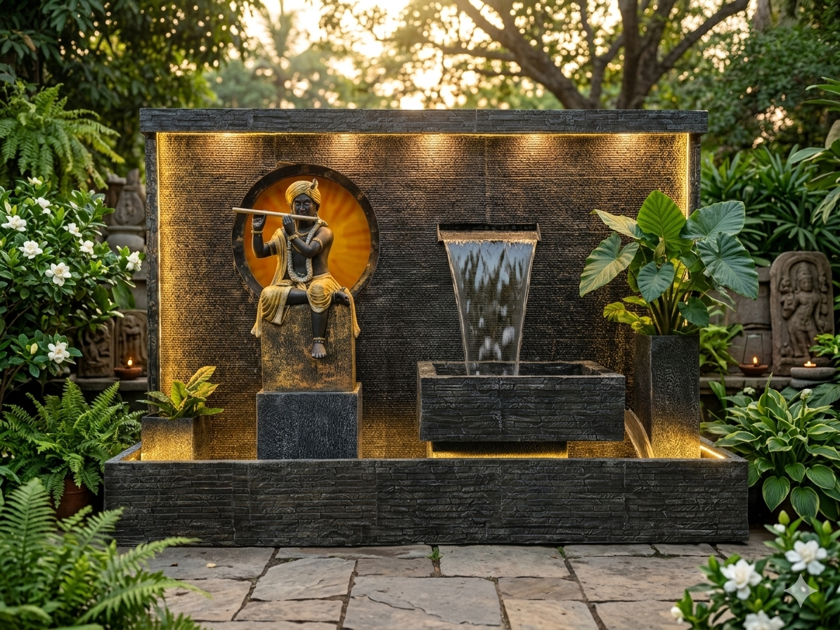 Divine Krishna Fountain