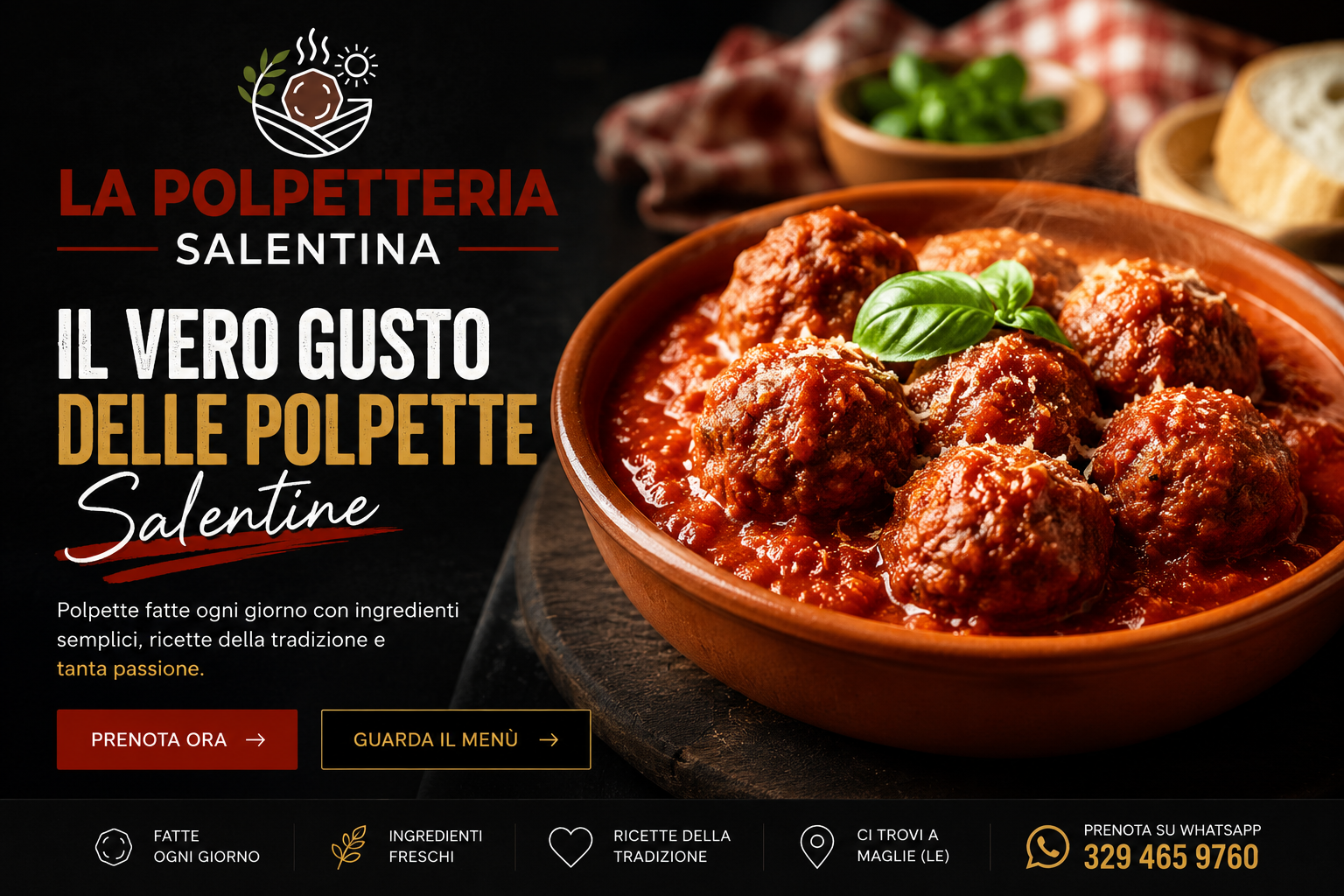 La Polpetteria Salentina — Il vero gusto delle polpette salentine