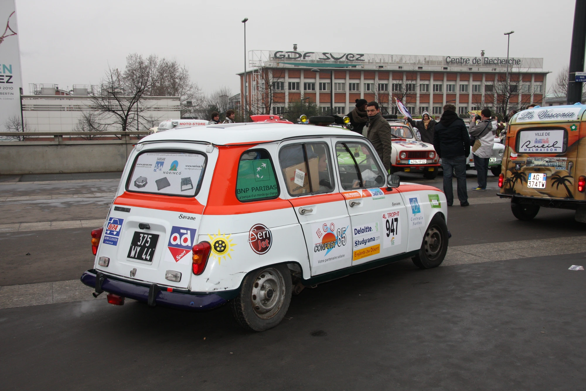 La n°947 devant GDF Suez