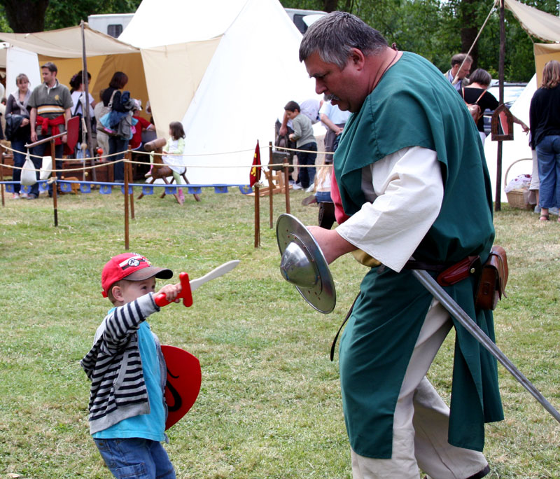 Le duel du petit chevalier