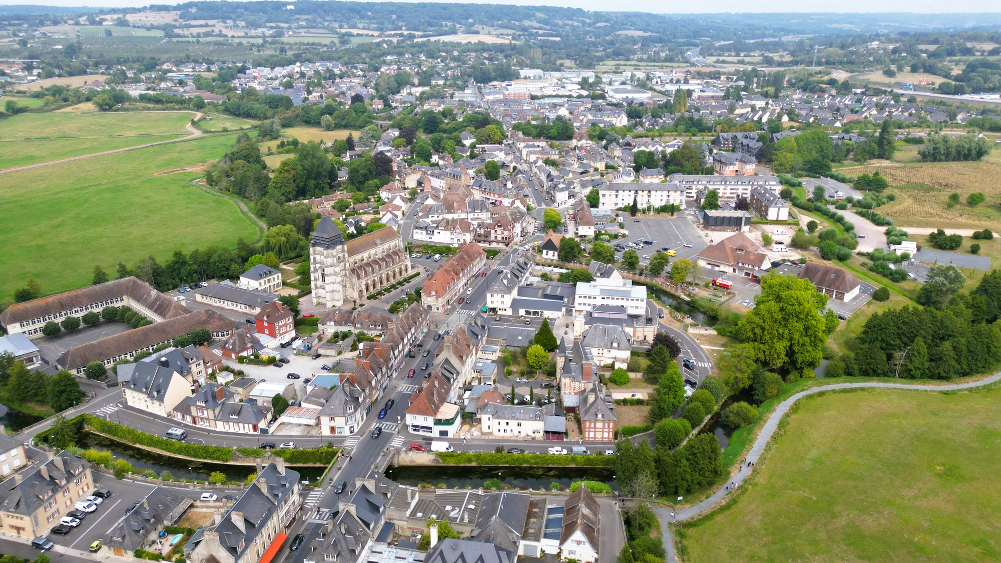 La Touques au pied de Saint-Michel