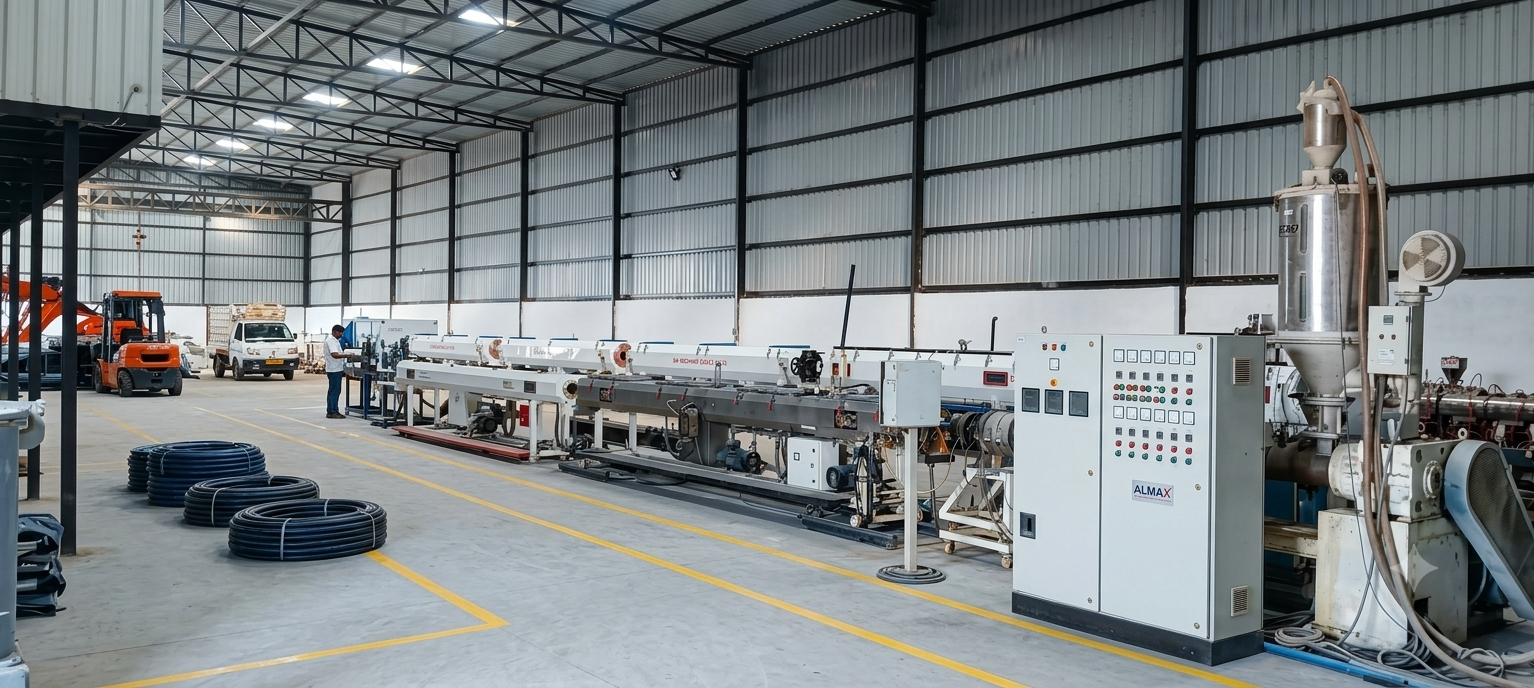 Almax pipe extrusion facility at Sonipat