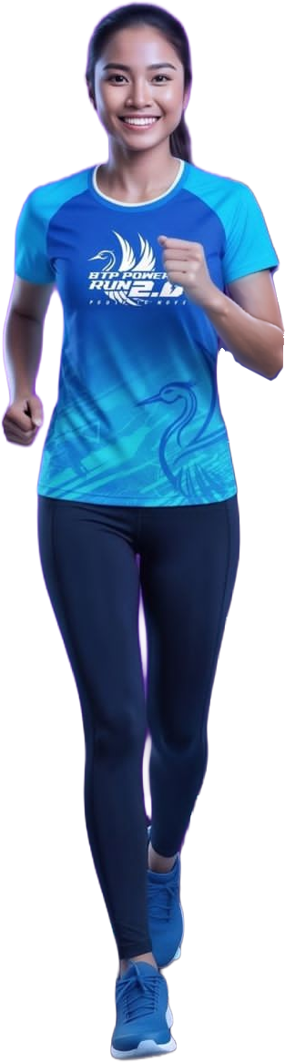 Female category runner