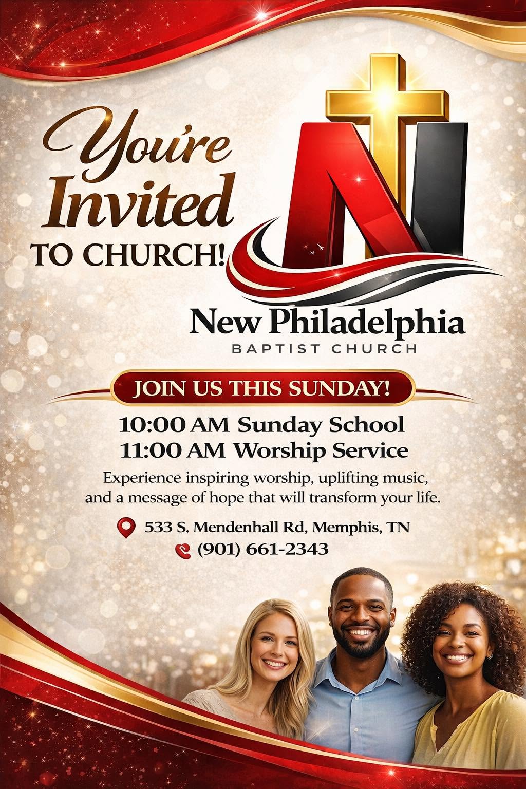 You're Invited to New Philadelphia Missionary Baptist Church