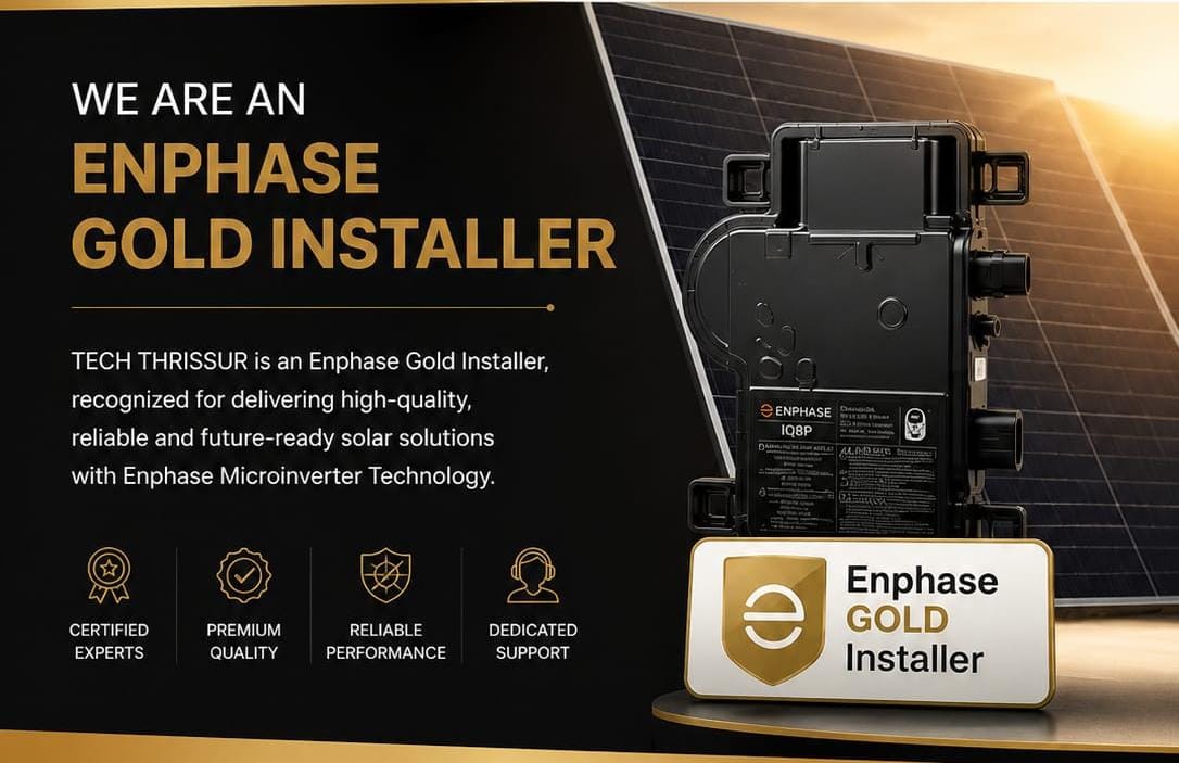 TECH THRISSUR — Enphase Gold Installer