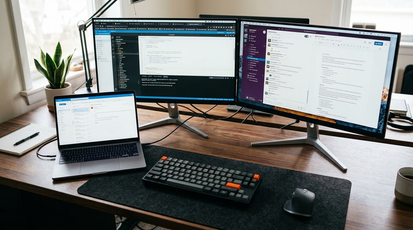 Monitor + Ergonomic Kit