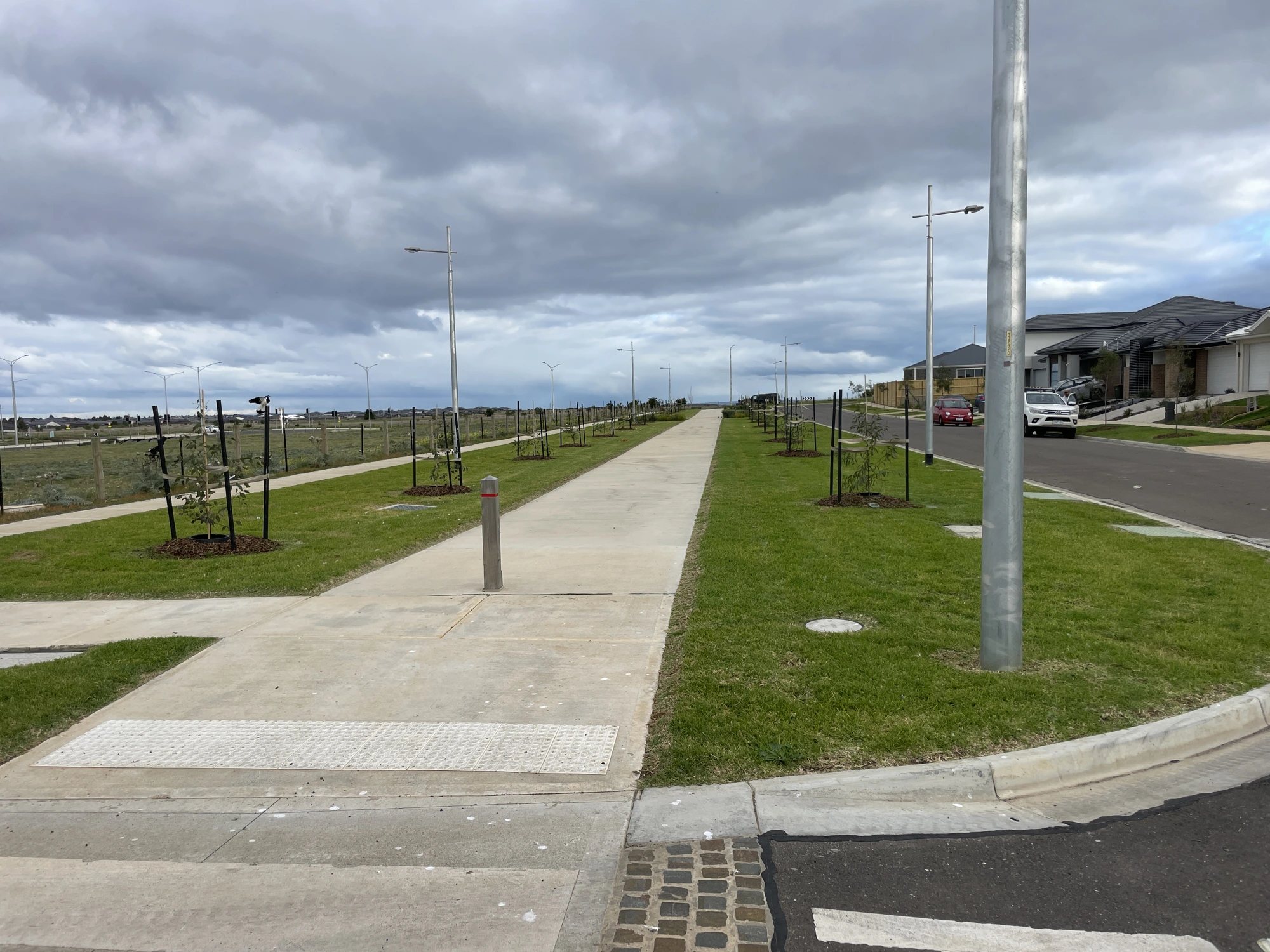 Playground surrounds — turf laid & maintained around new play equipment