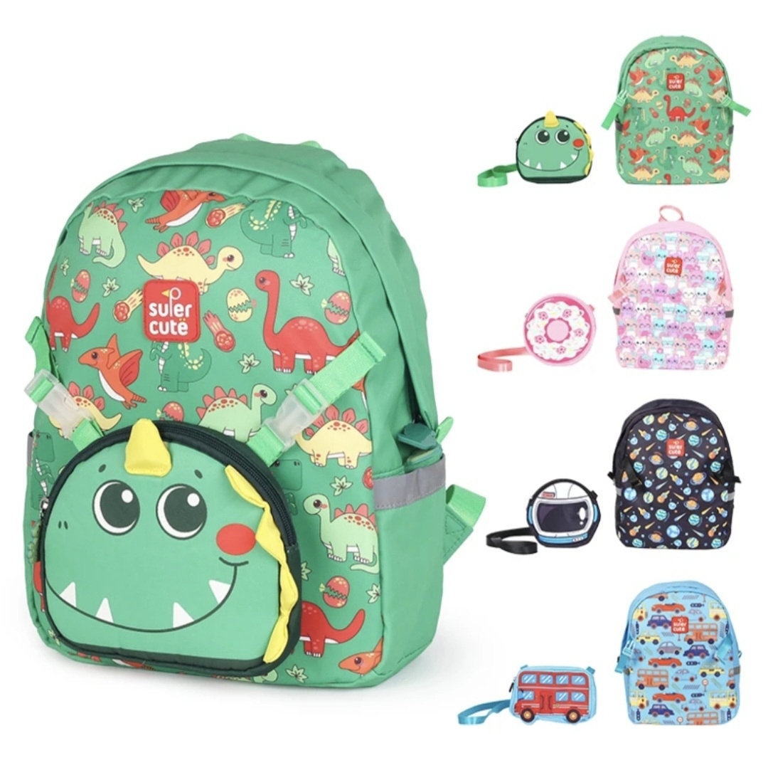 Supercute 2-in-1 Waterproof School Bag — another style