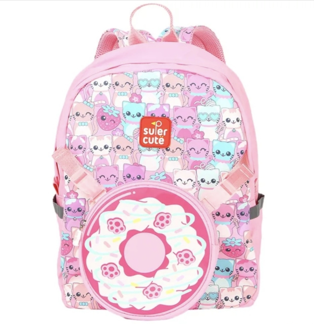 Supercute 2-in-1 Waterproof School Bag
