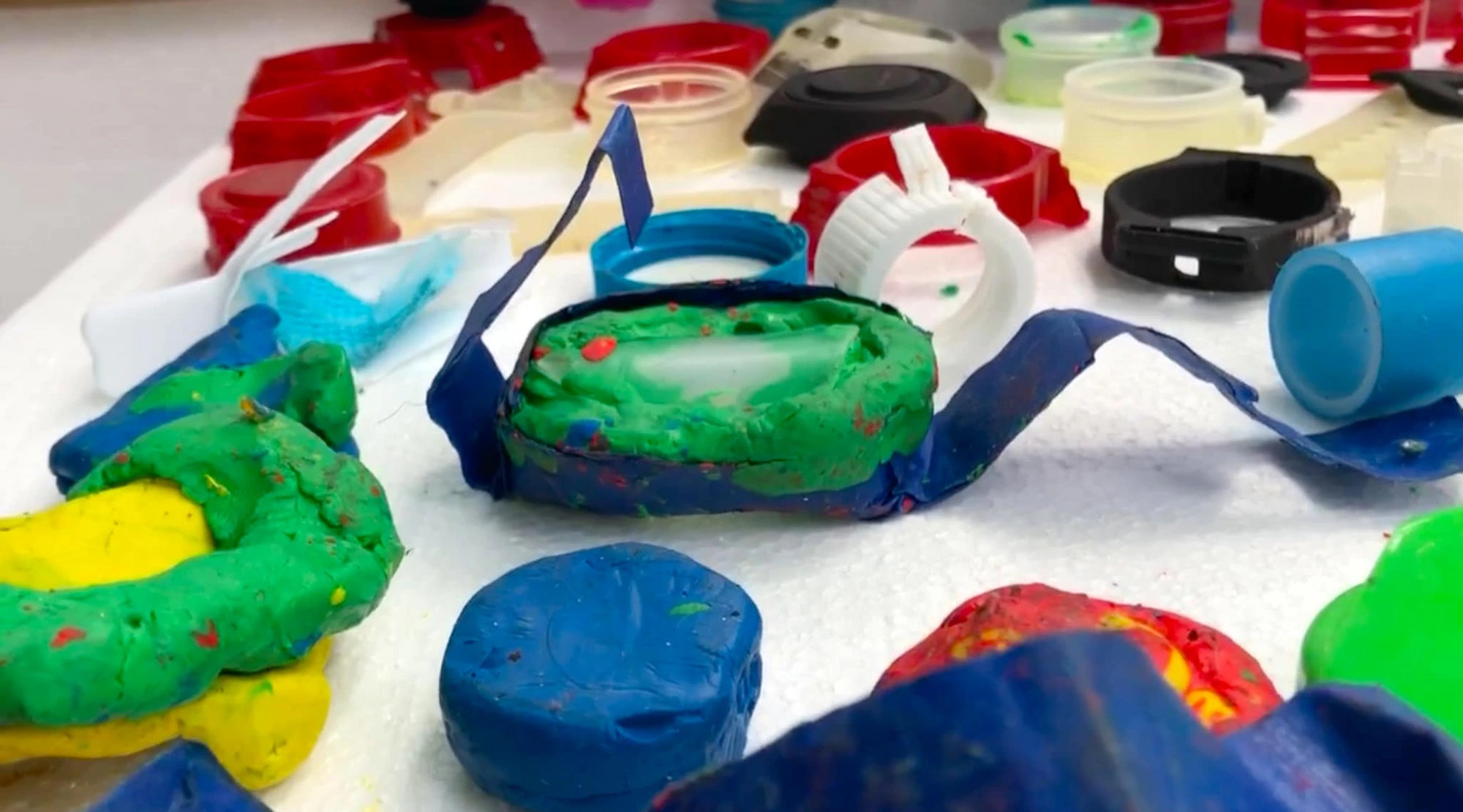 An early WearSpray prototyping workshop