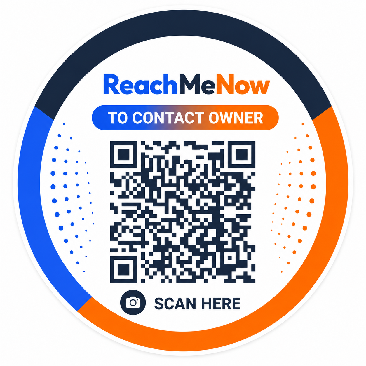 ReachMeNow Car Tag