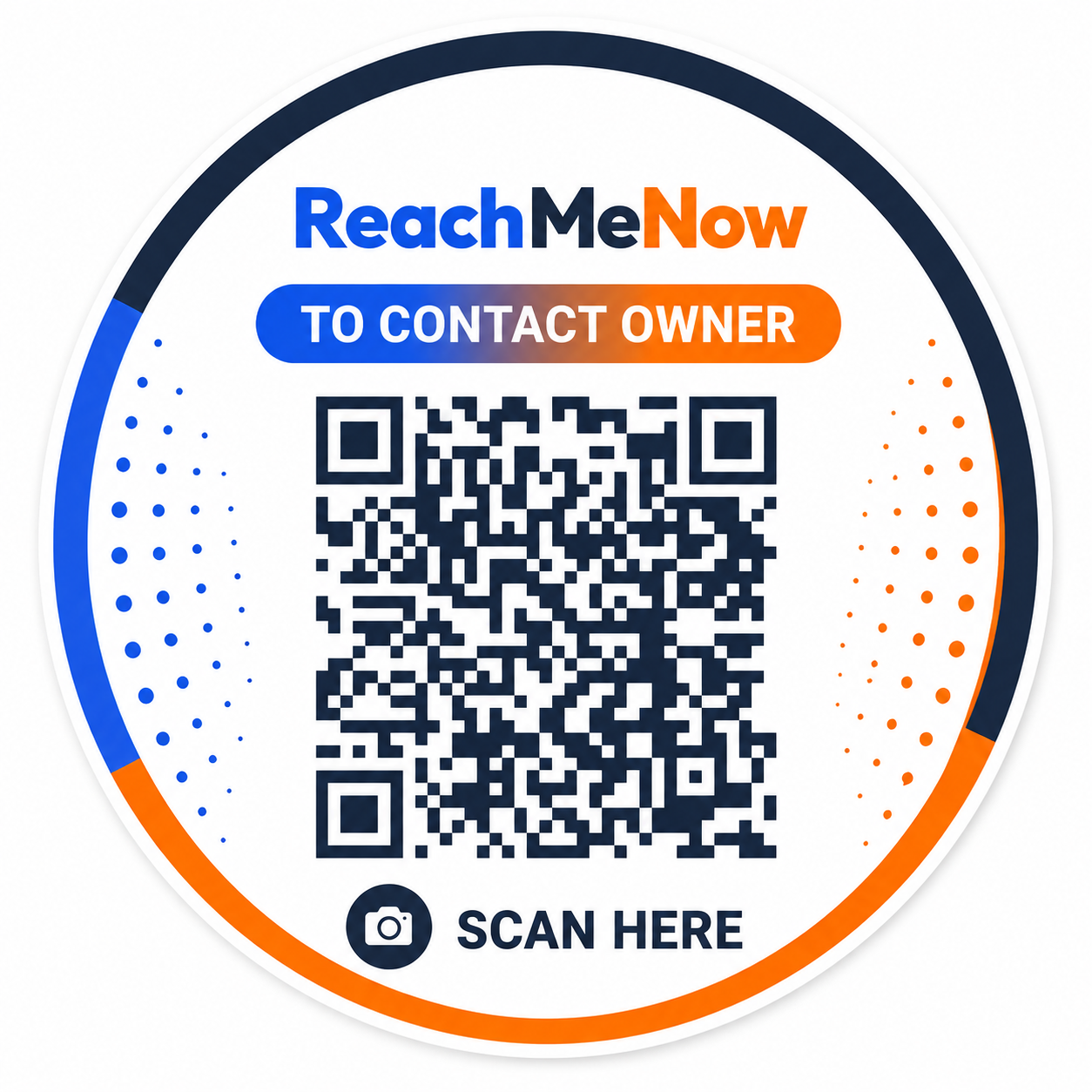 ReachMeNow Car Tag